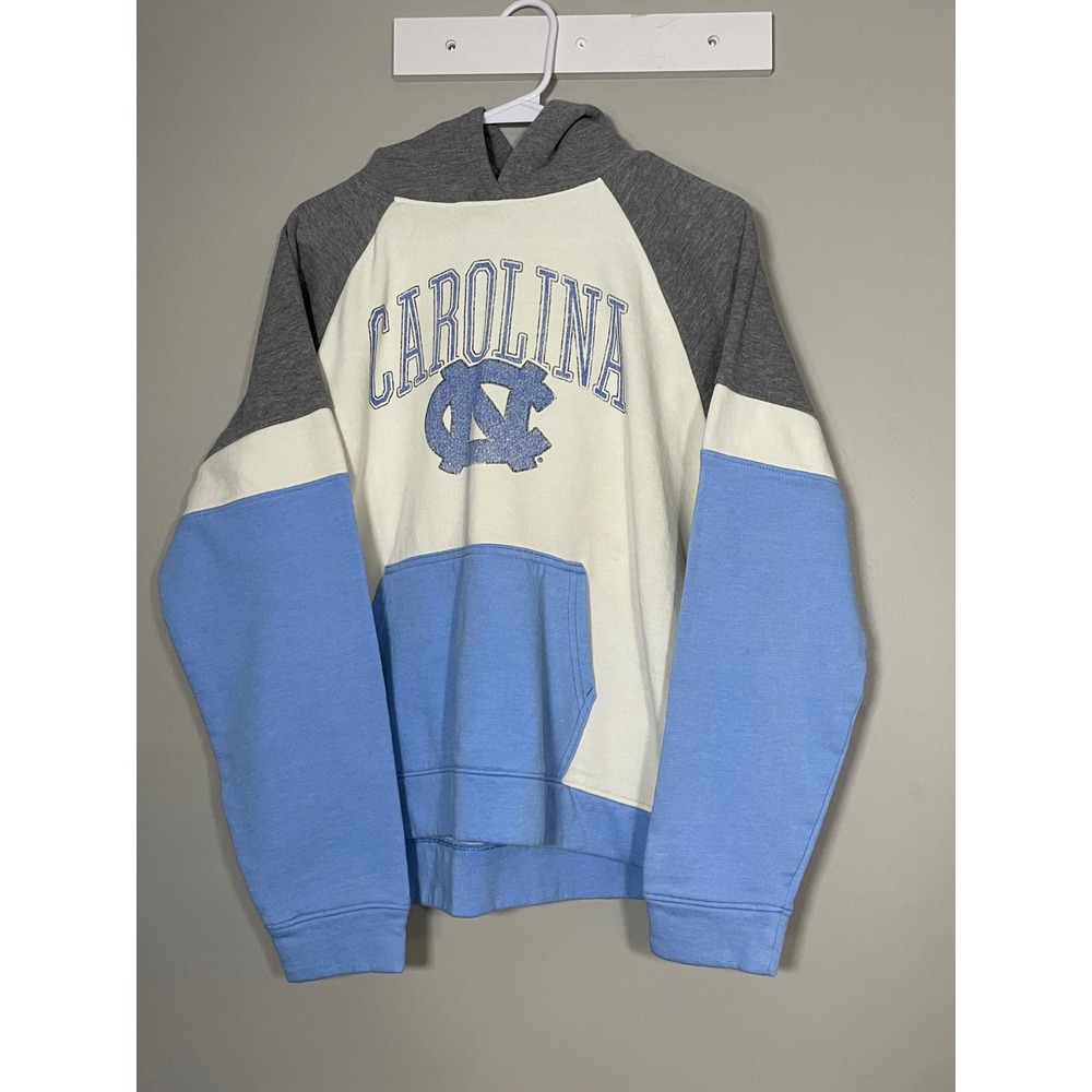 Champion UNC Hoodie Womens Medium Excellent Raglan Tar Heels